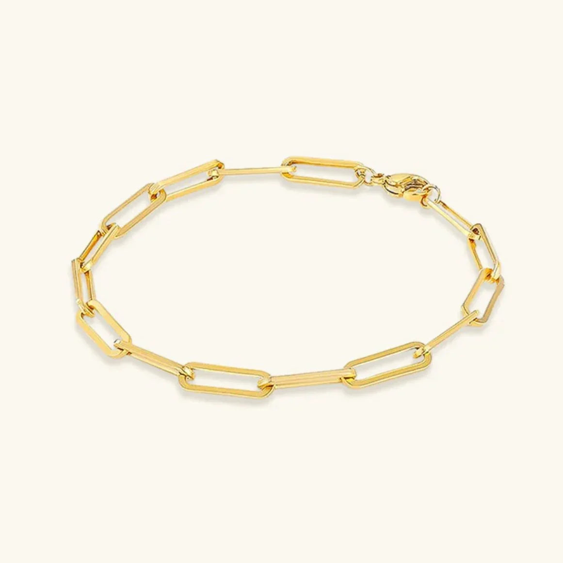 [Gaonasi]Eloise Gold Paperclip Bracelet