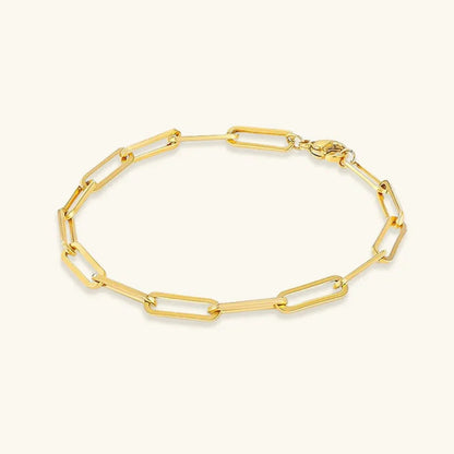 [Gaonasi]Eloise Gold Paperclip Bracelet
