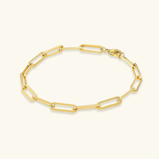 [Gaonasi]Eloise Gold Paperclip Bracelet