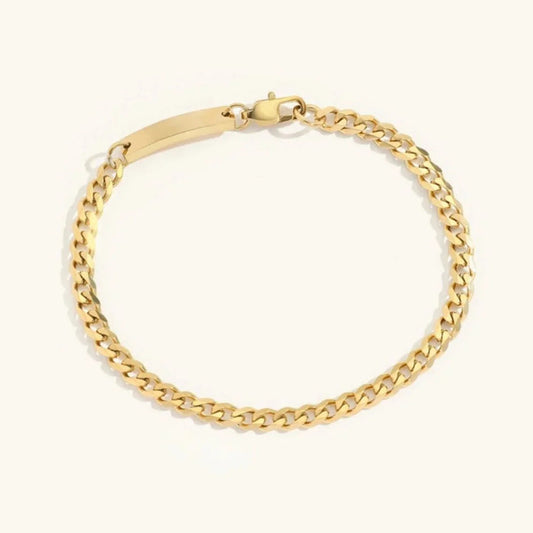 [Gaonasi]Rosemary Gold Chain Bracelet