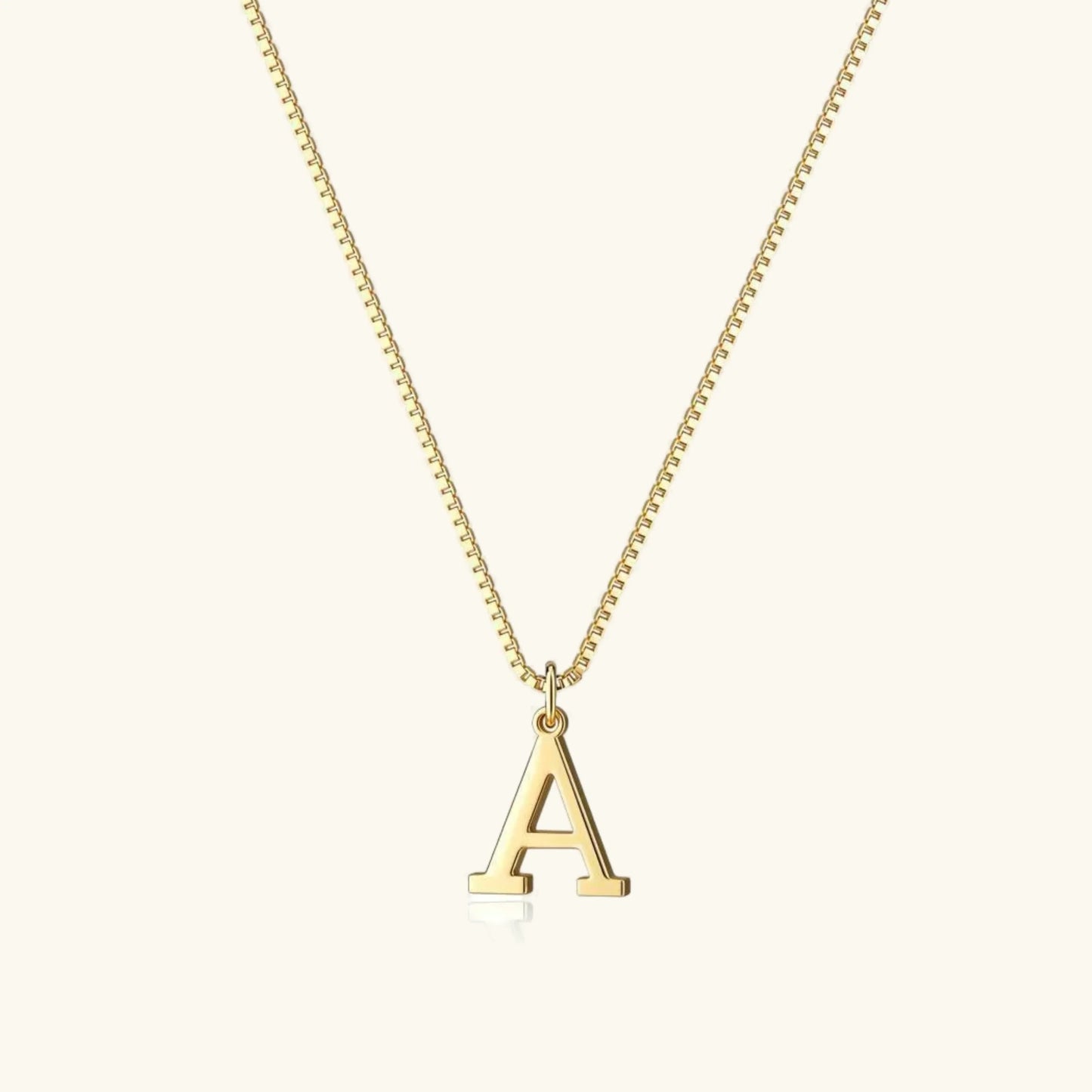 [Gaonasi]Therese Letter Initial Gold Necklace