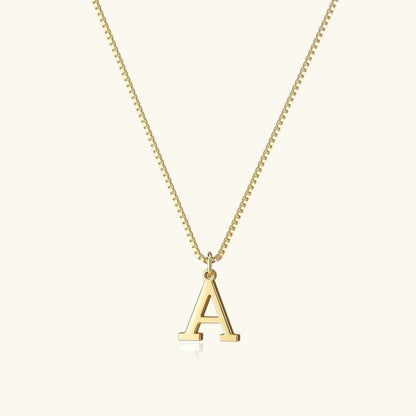 [Gaonasi]Therese Letter Initial Gold Necklace