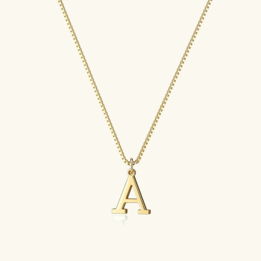 [Gaonasi]Therese Letter Initial Gold Necklace