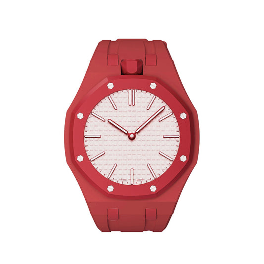 Oak Pop Exclusive Red Silicone Strap