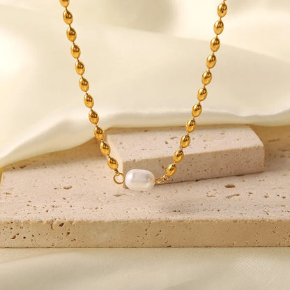 [Gaonasi]Neptune Freshwater Pearl Necklace