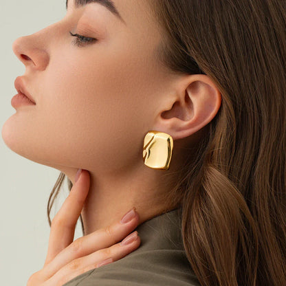 [Gaonasi]Poppy Gold Earrings