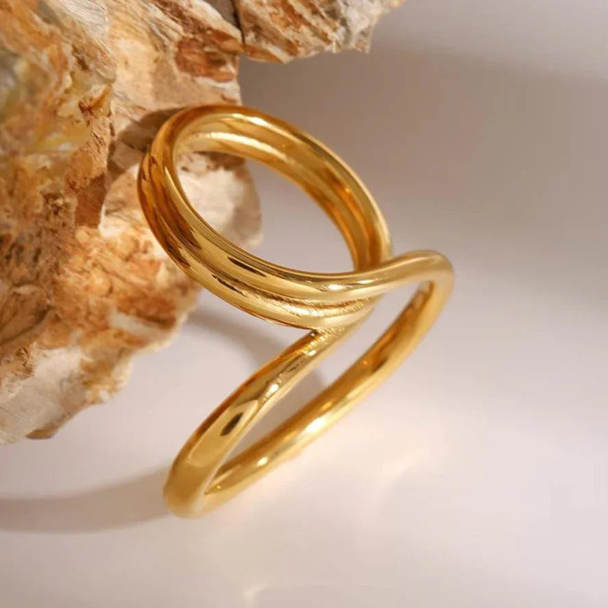 [Gaonasi]Meri Contemporary Gold Ring