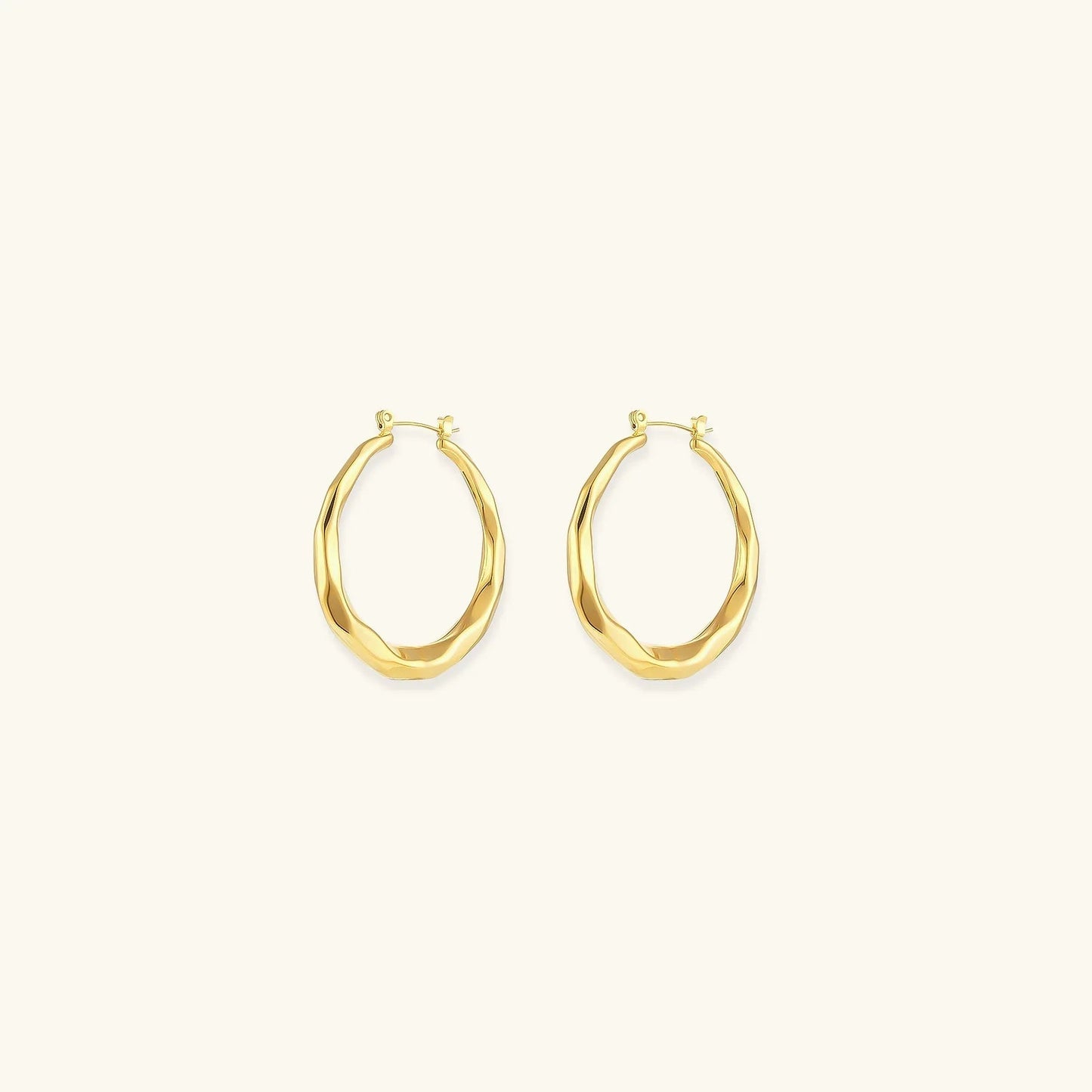[Gaonasi]Aire Hoop Earrings