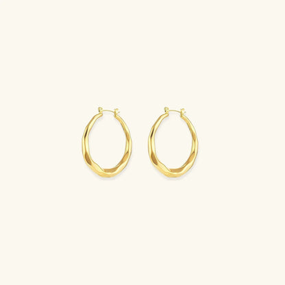 [Gaonasi]Aire Hoop Earrings