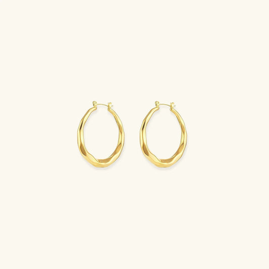 [Gaonasi]Aire Hoop Earrings