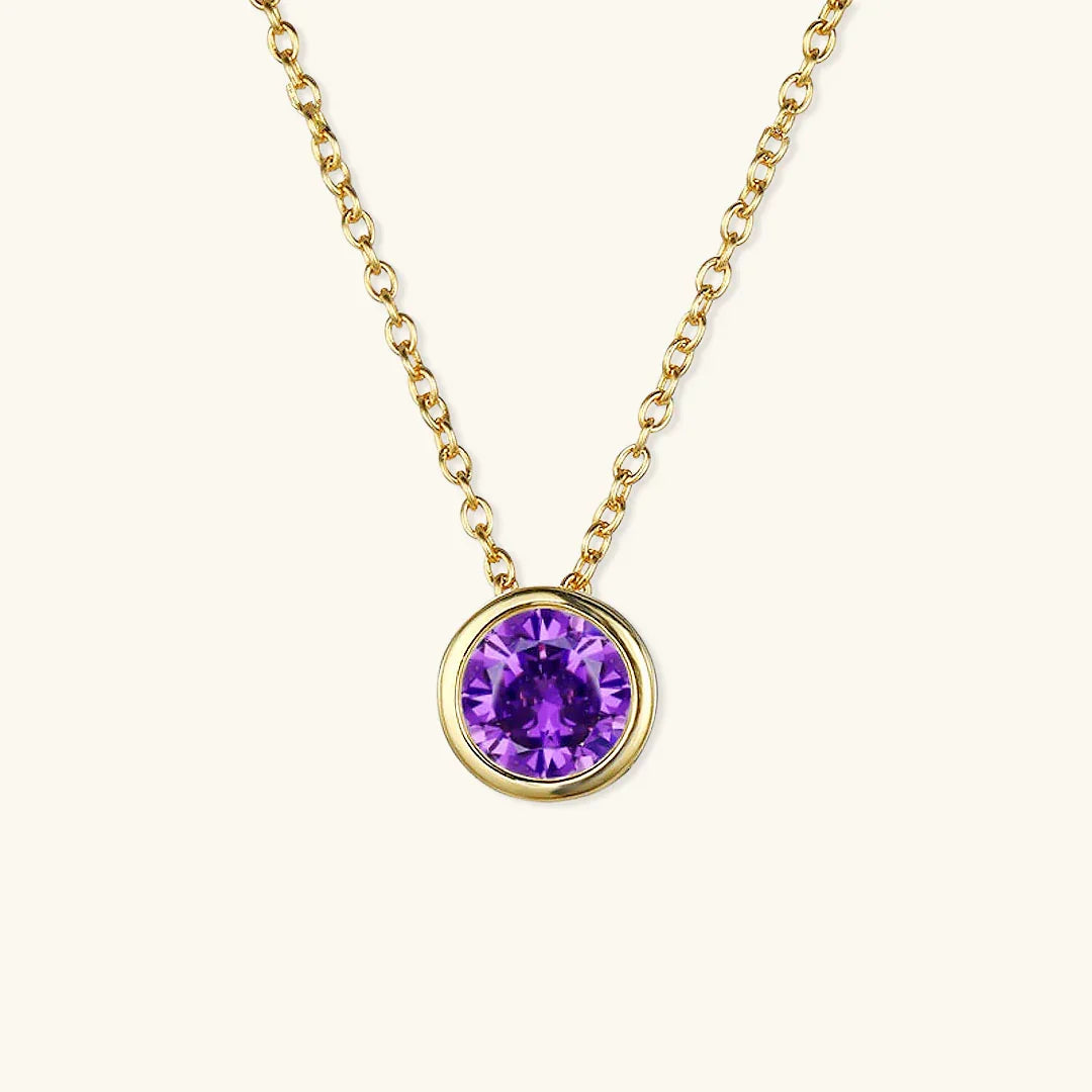 [Gaonasi]Amelia Birthstone Necklace