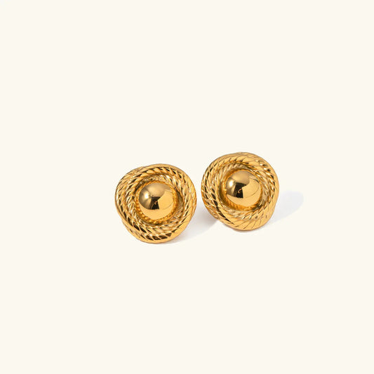 [Gaonasi]Ariadne Gold Earrings