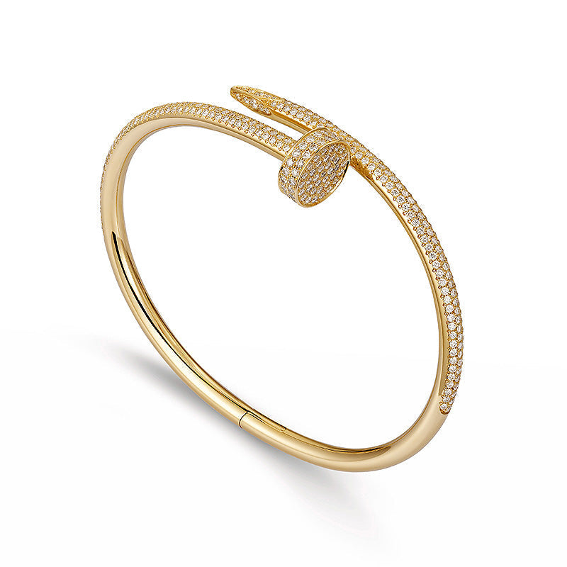 [Gaonasi Jewelry]JUSTE BRACELET 3.5MM ALL DIAMONDS
