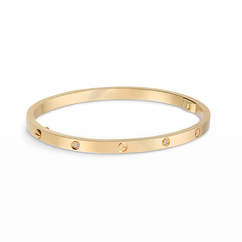 [Gaonasi Jewelry]LOVE BRACELET 3.65MM 6 DIAMONDS