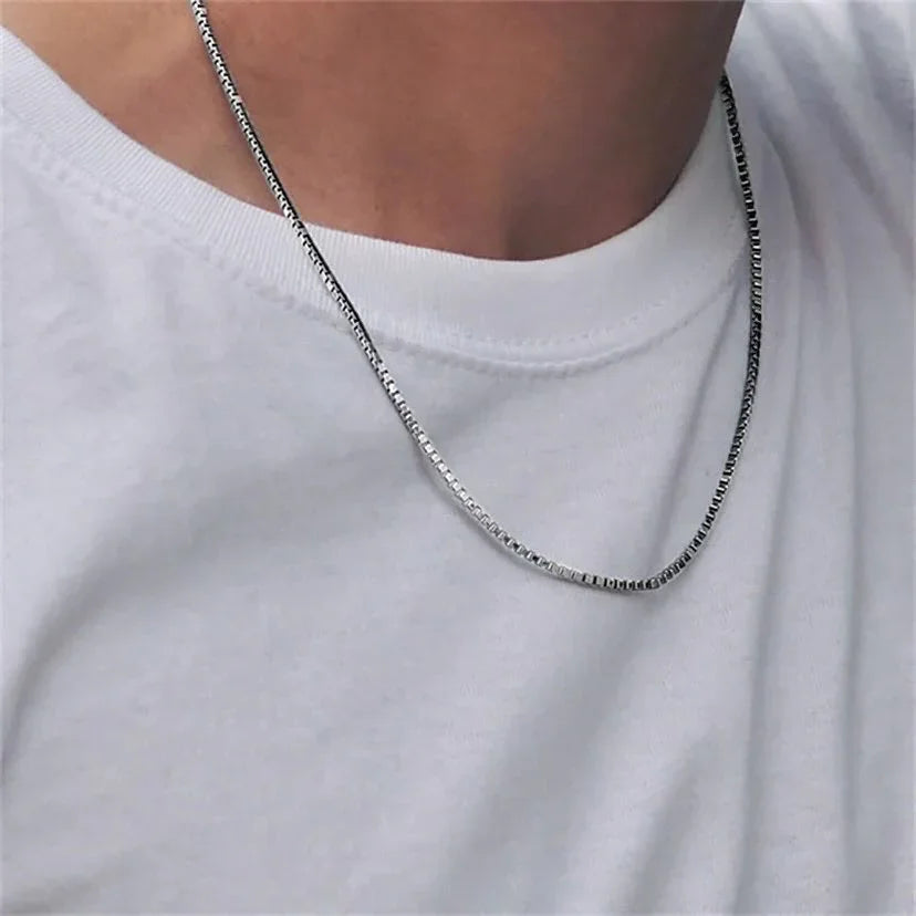 [Gaonasi]Danica Box Chain Gold Necklace