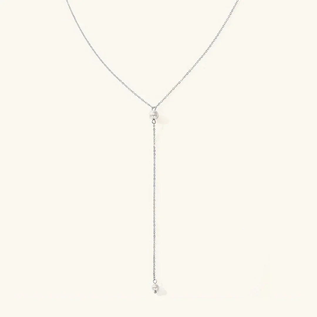 [Gaonasi]Beatrice Pearl Tassel Necklace