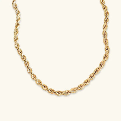 [Gaonasi]Bianca Rope Chain Gold Necklace