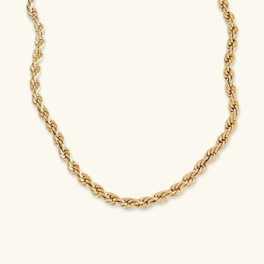 [Gaonasi]Bianca Rope Chain Gold Necklace