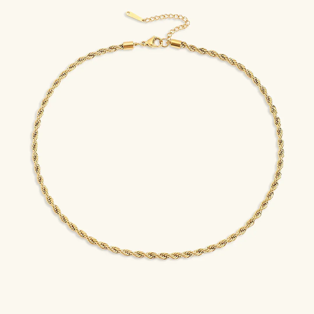 [Gaonasi]Bianca Rope Chain Gold Necklace