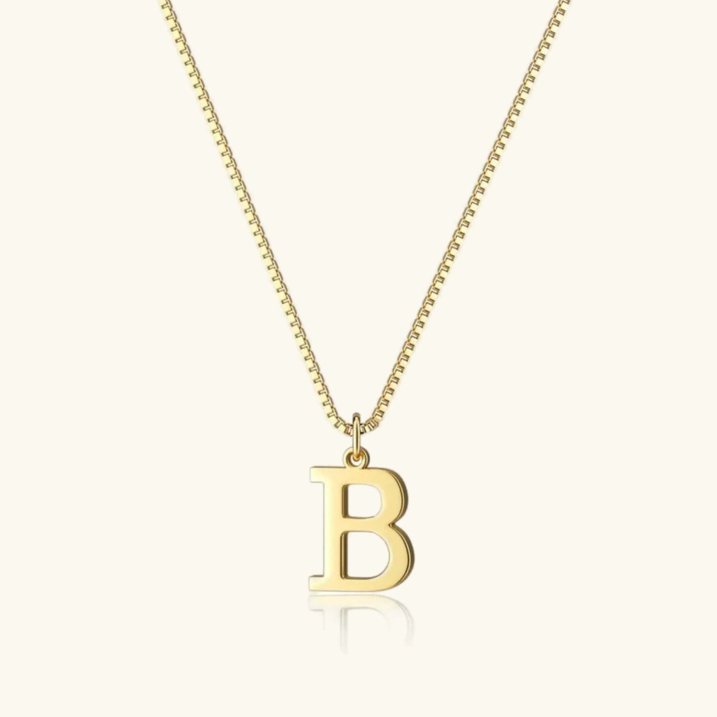 [Gaonasi]Therese Letter Initial Gold Necklace