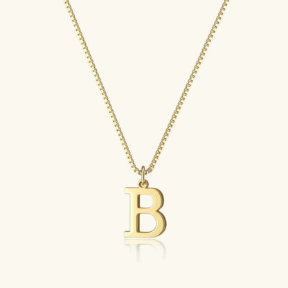 [Gaonasi]Therese Letter Initial Gold Necklace