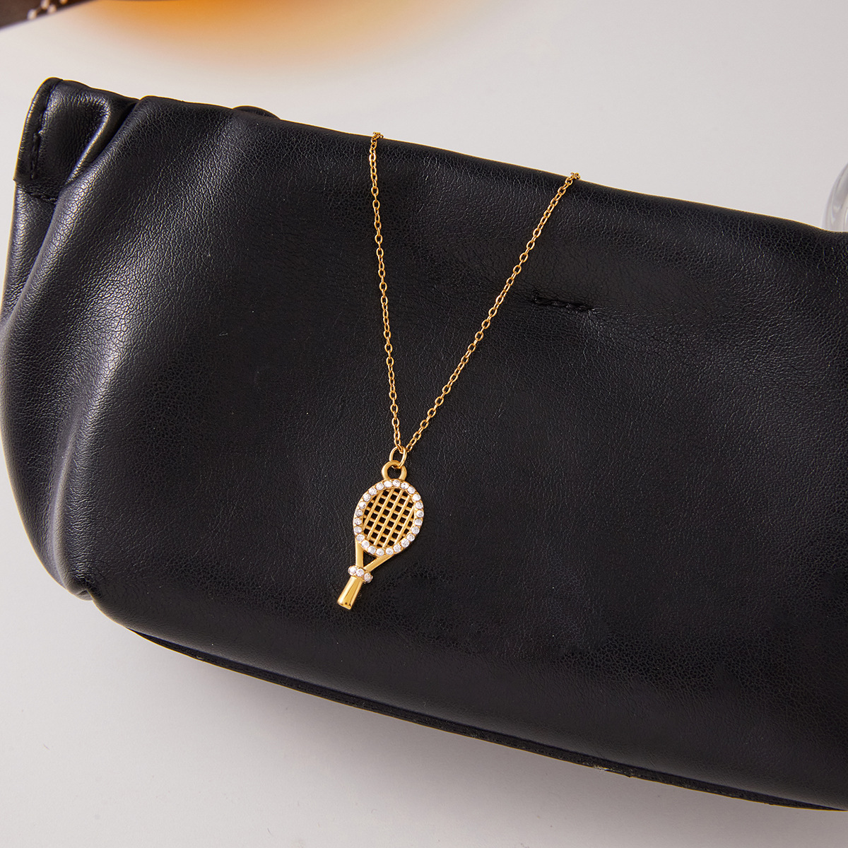 [Gaonasi]Aces Gold Tennis Pendant