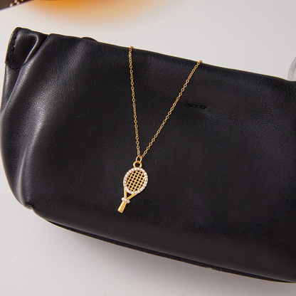 [Gaonasi]Aces Gold Tennis Pendant