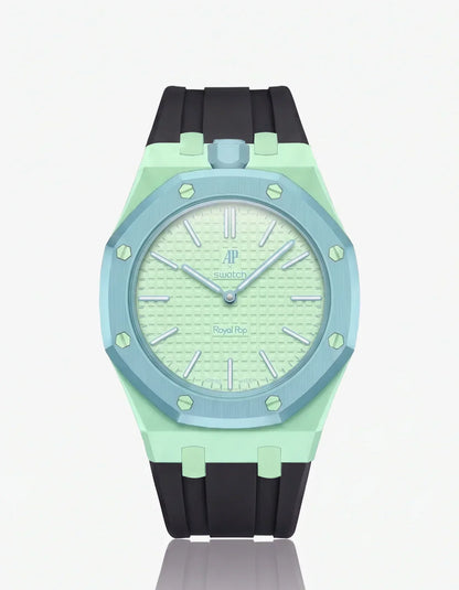 Silicone Strap & Case  Royal Pop  Blaue Acht(Customize  Colors)