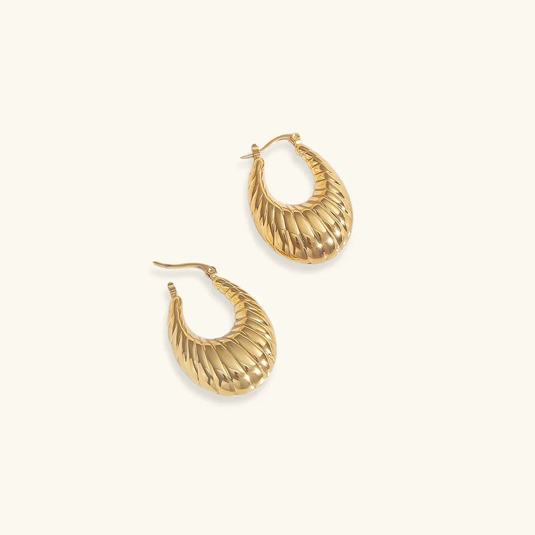 [Gaonasi]Camila Croissant Earrings