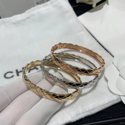 [Cadisa]KOKO CRUSH HALF DIAMONDS GLOD SILVER ROSE GOLD
