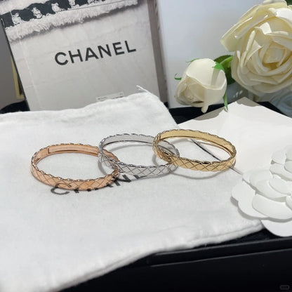 [Cadisa]KOKO CRUSH HALF DIAMONDS GLOD SILVER ROSE GOLD