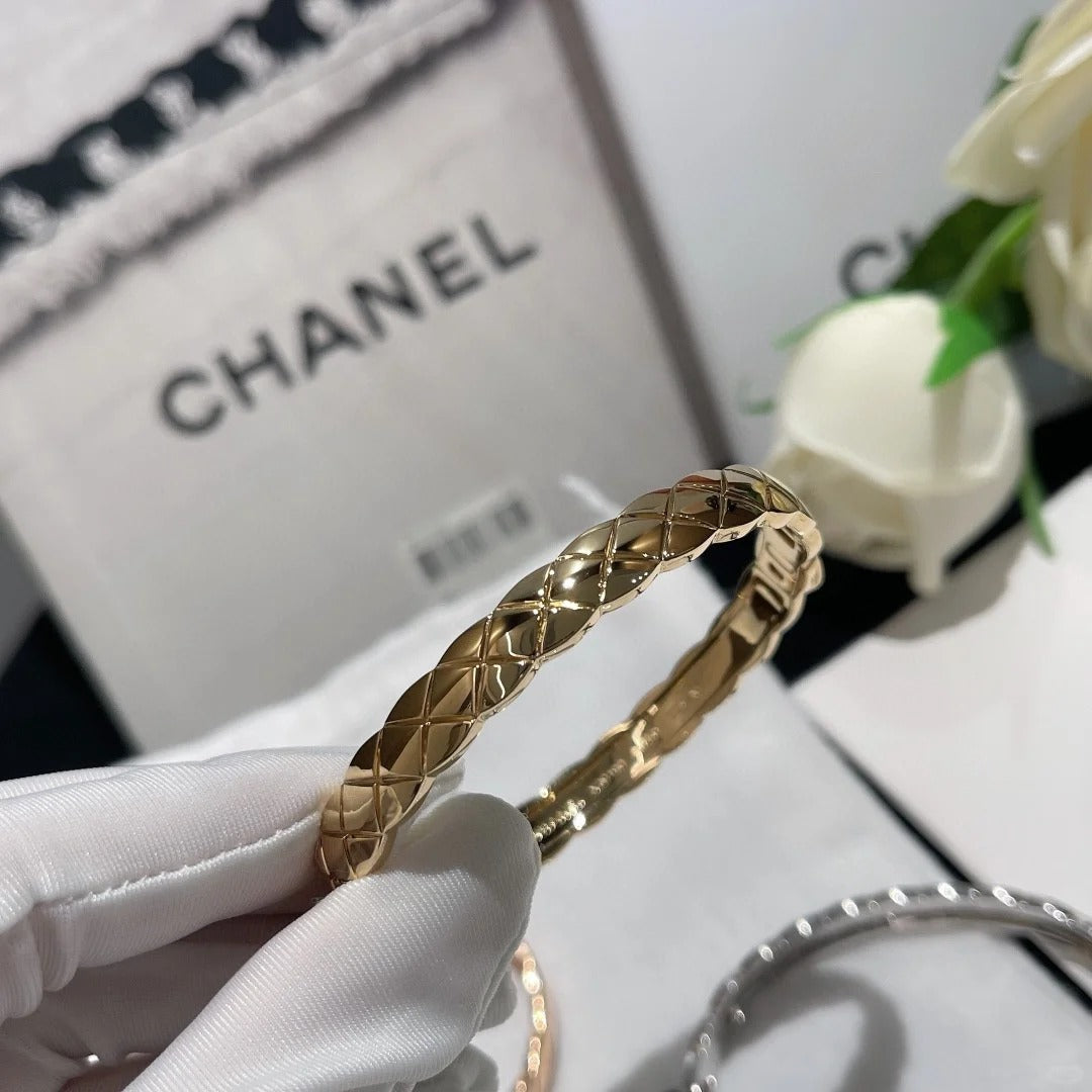 [Cadisa]KOKO CRUSH HALF DIAMONDS GLOD SILVER ROSE GOLD