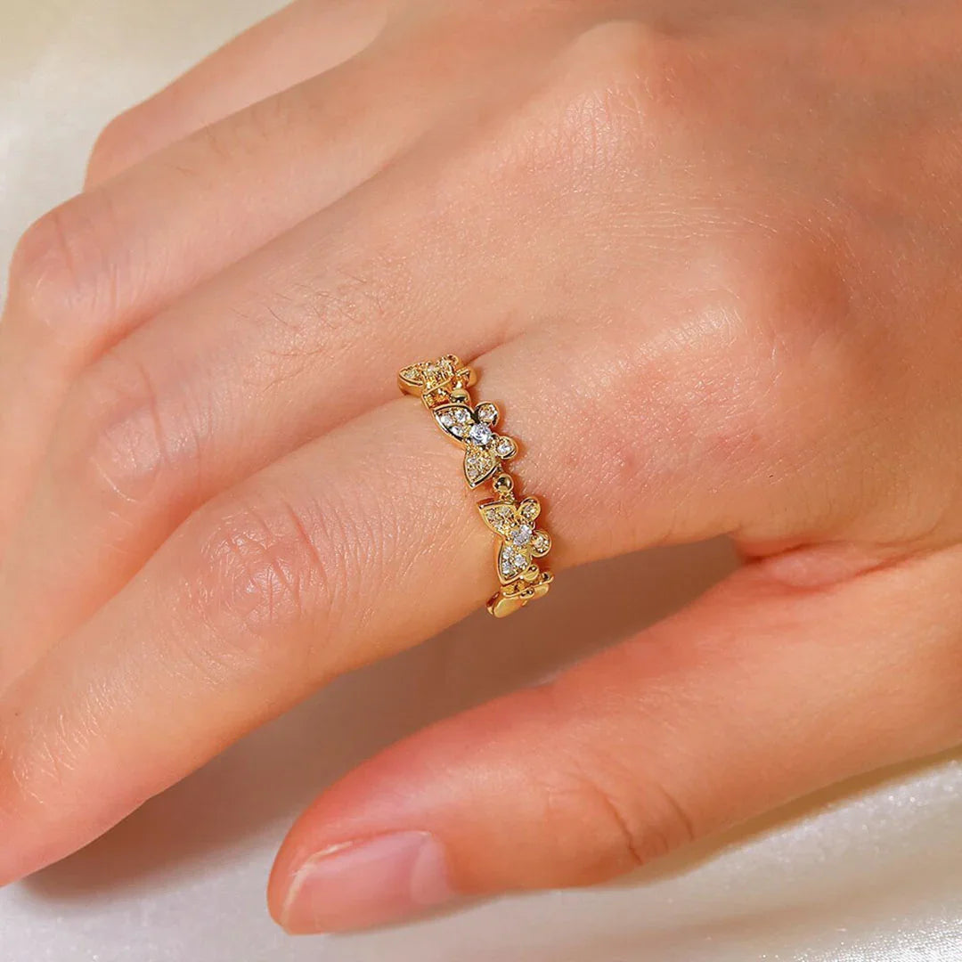 [Gaonasi]Colleen Butterfly Gold Ring