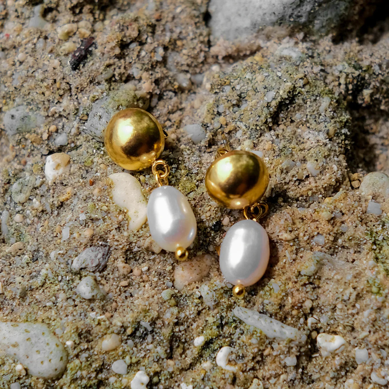 [Gaonasi]Cornelia Freshwater Pearl Earrings