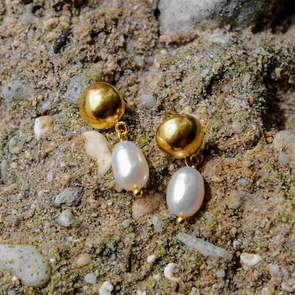 [Gaonasi]Cornelia Freshwater Pearl Earrings