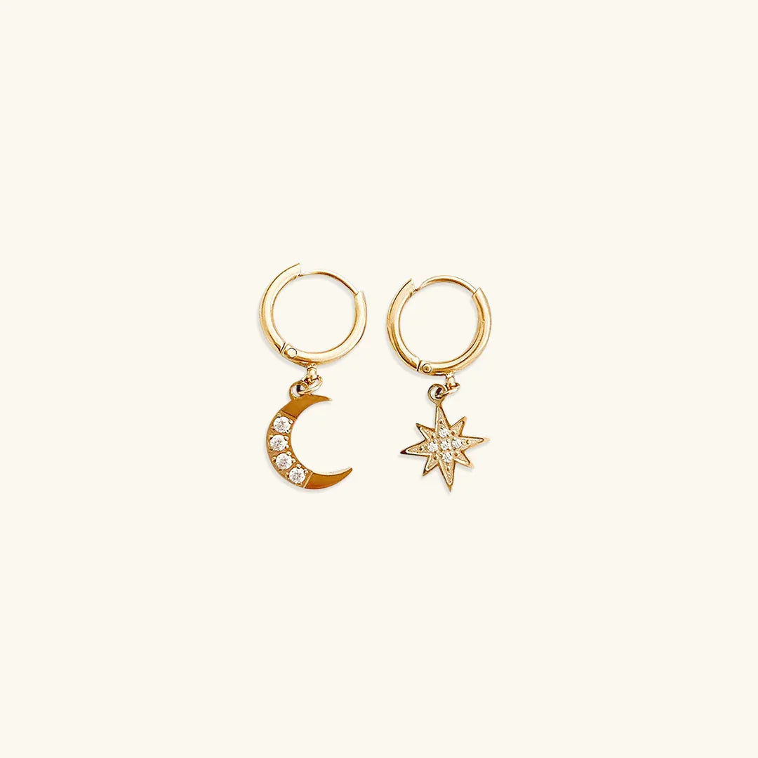 [Gaonasi]Cosmia Gold Earrings