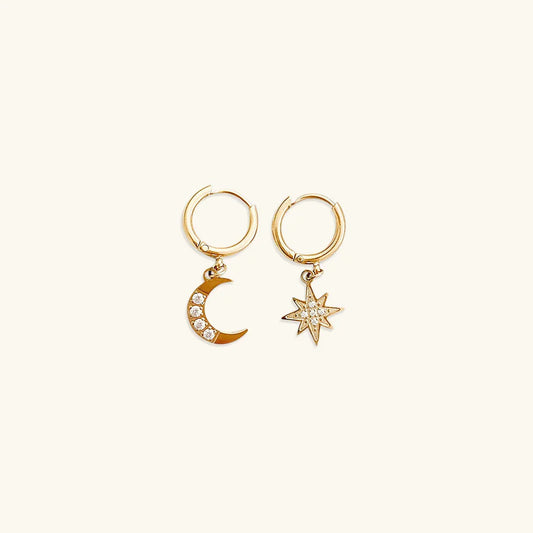 [Gaonasi]Cosmia Gold Earrings