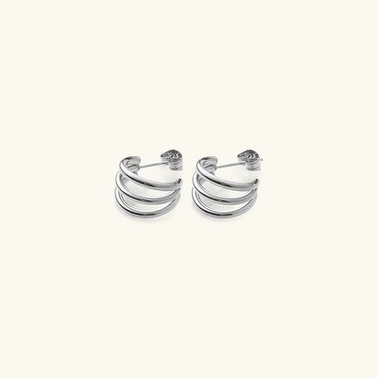 [Gaonasi]Cradle Gold Earrings