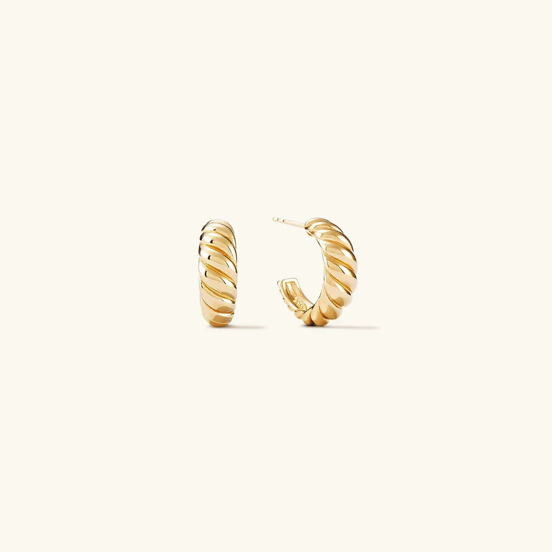 [Gaonasi]Croissant Arc Earrings