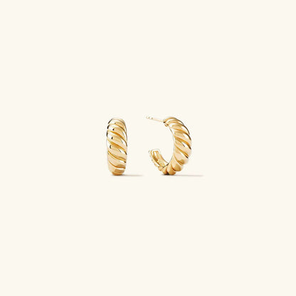[Gaonasi]Croissant Arc Earrings