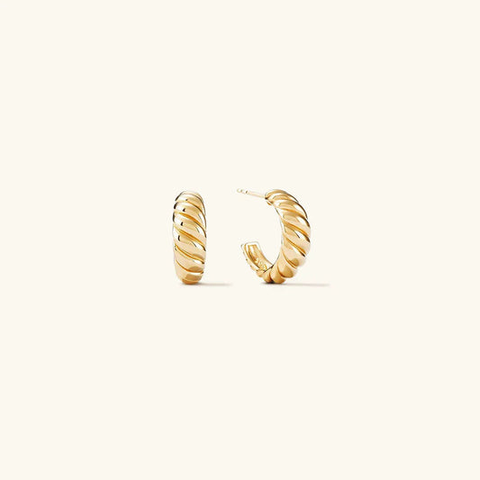 [Gaonasi]Croissant Arc Earrings