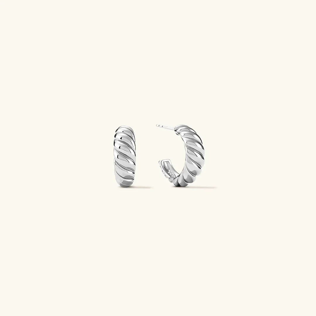 [Gaonasi]Croissant Arc Earrings