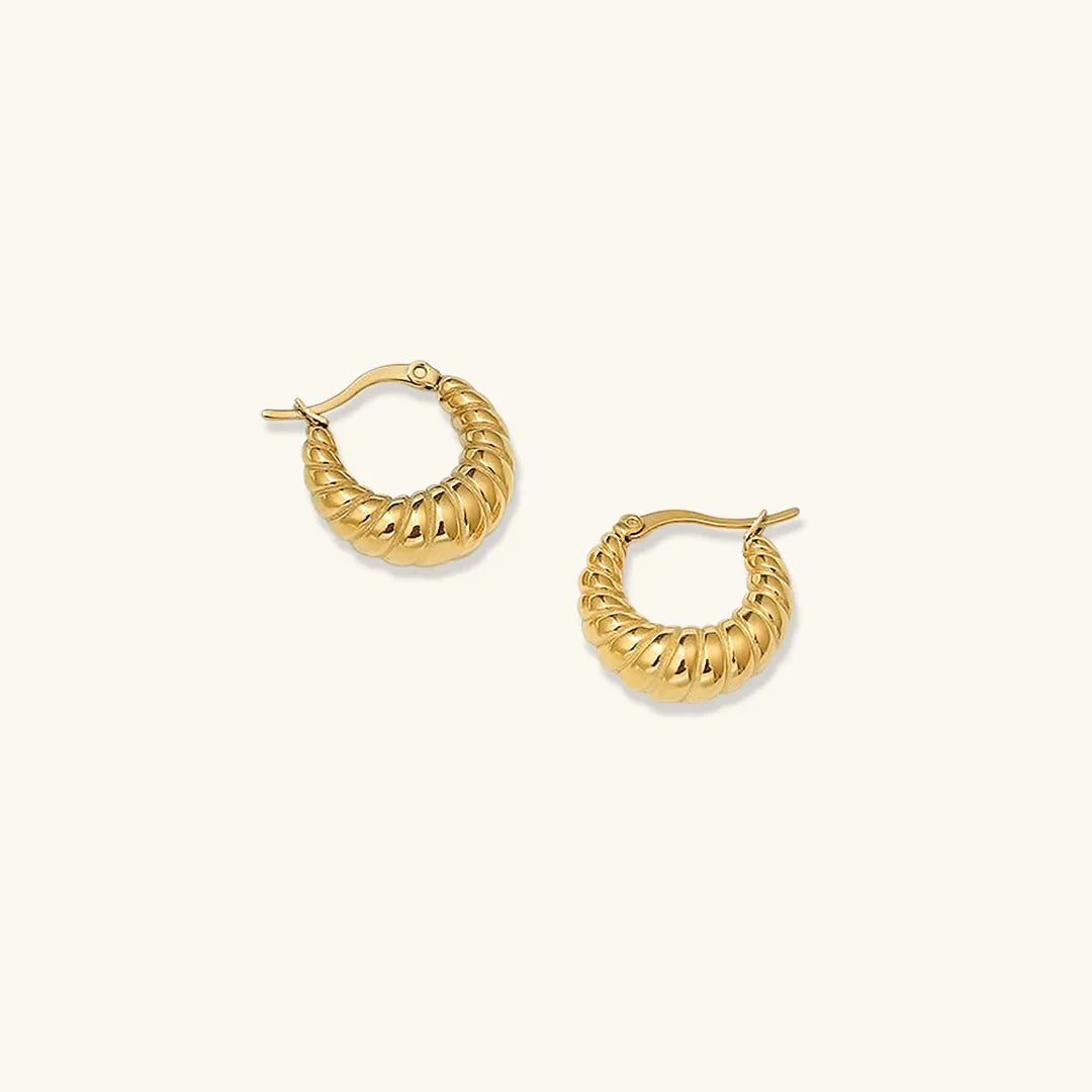[Gaonasi]Croissant Hoop Earrings