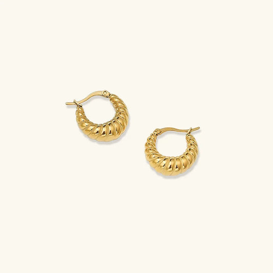[Gaonasi]Croissant Hoop Earrings
