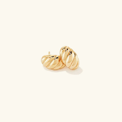 [Gaonasi]Croissant Huggie Earrings