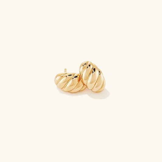 [Gaonasi]Croissant Huggie Earrings