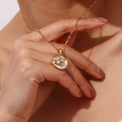 [Gaonasi]Cybil Gold Necklace