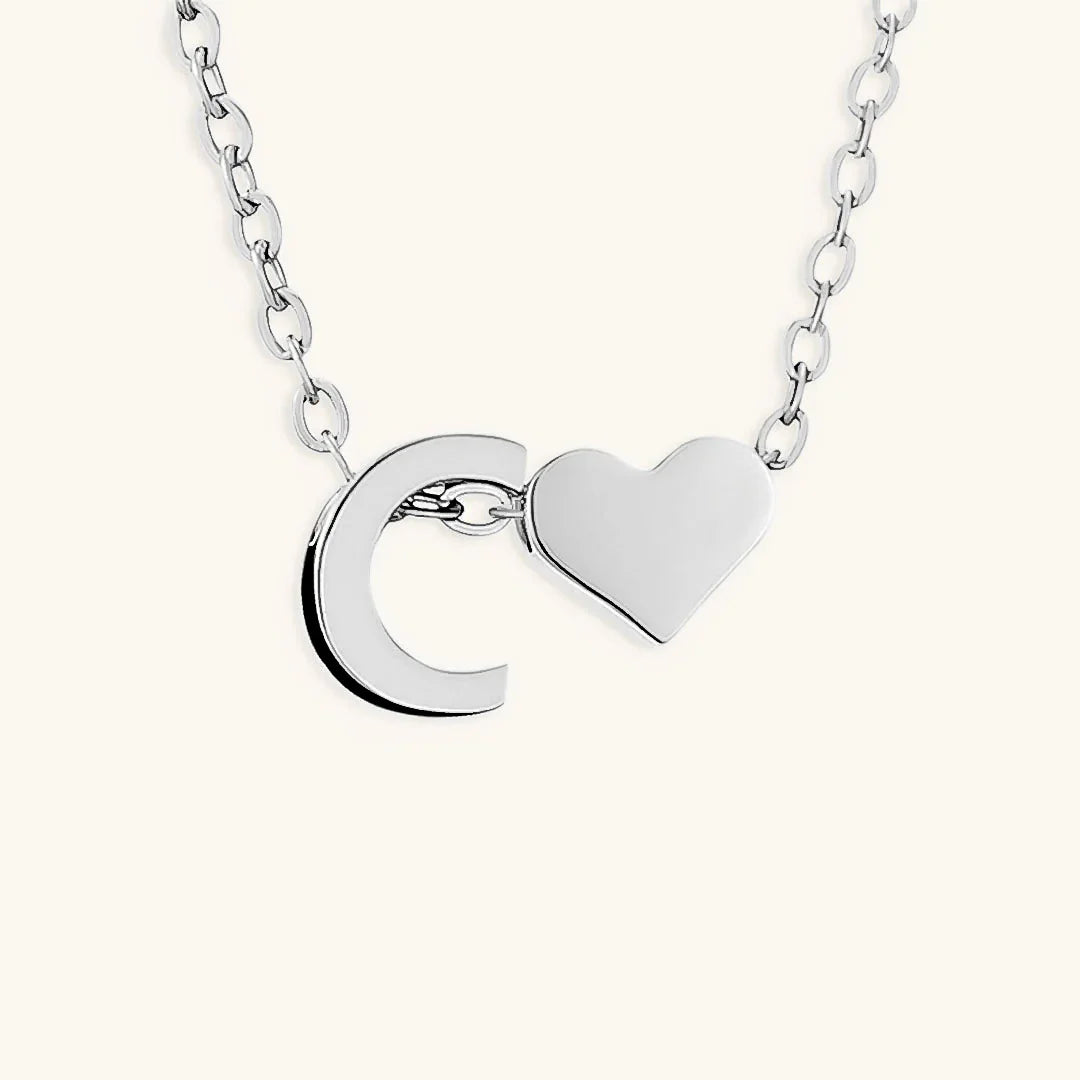 [Gaonasi]Ria Initial Letter Gold Necklace