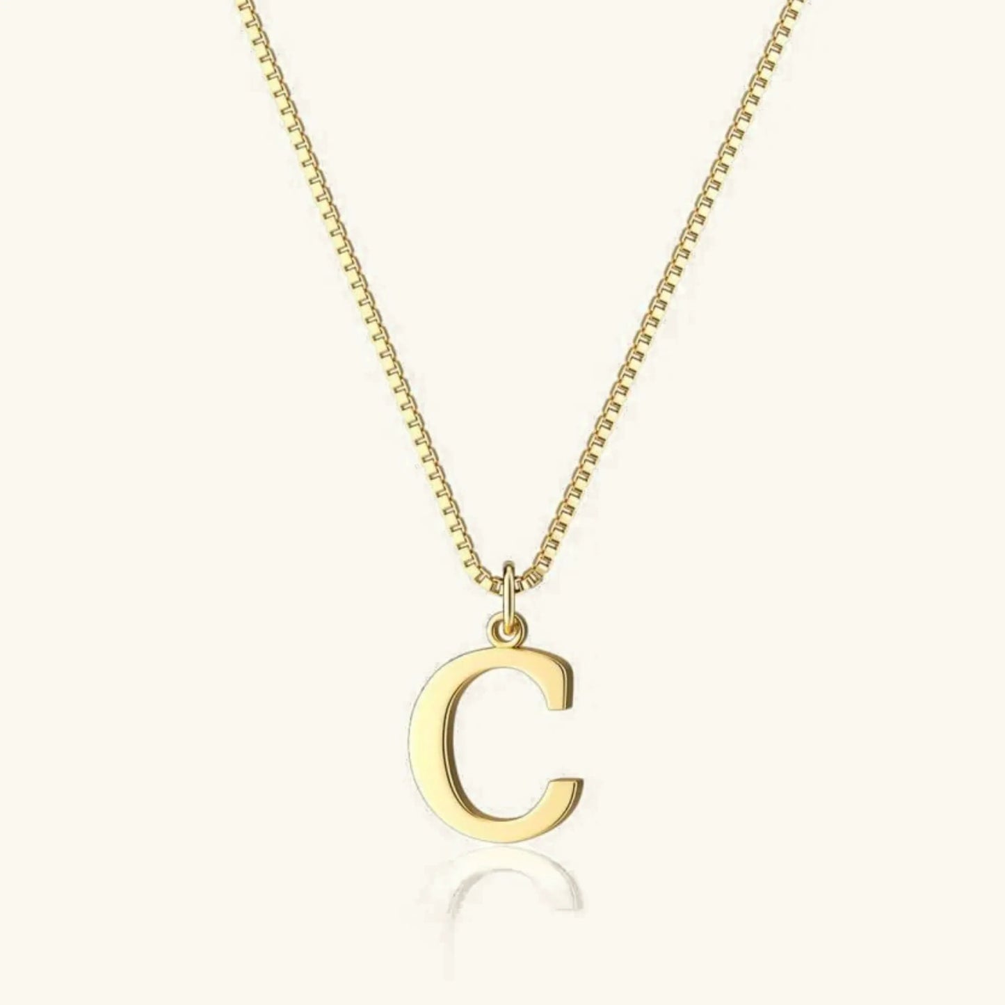 [Gaonasi]Therese Letter Initial Gold Necklace