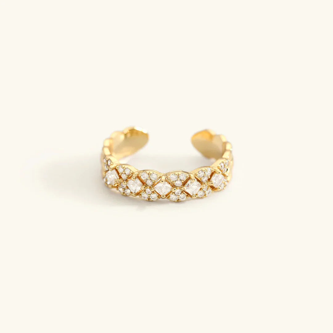 [Gaonasi]Camille Gold Patterned Ring
